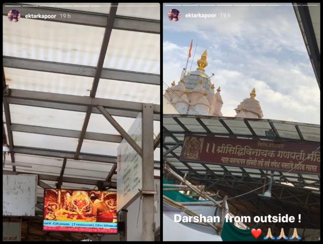 Ekta Kapoor’s Instagram stories Ekta Kapoor’s Instagram stories