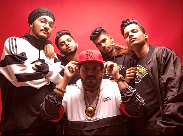 Rappers Shahrule, Frenzzy, Sammohit, Aavruti and Saifan. Rappers Shahrule, Frenzzy, Sammohit, Aavruti and Saifan.