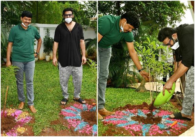 Prabhas shared pictures on Facebook. Prabhas shared pictures on Facebook.