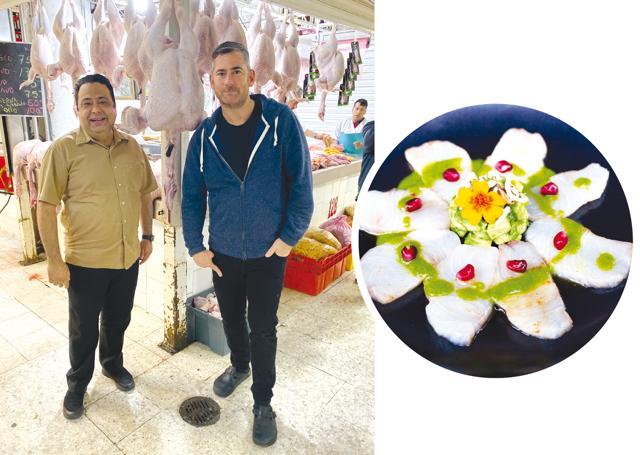 From his trip to Mexico City chef Manish Mehrotra picked up the himachi ceviche and recreated it as (inset) Tadka Himachi at Indian Accent From his trip to Mexico City chef Manish Mehrotra picked up the himachi ceviche and recreated it as (inset) Tadka Himachi at Indian Accent