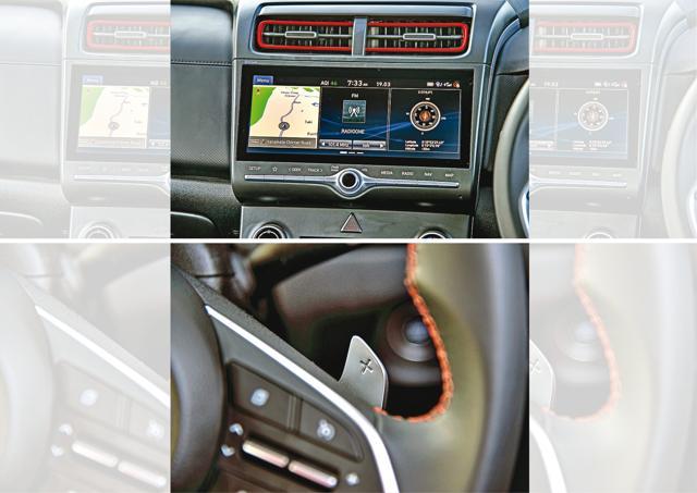 The interiors have Bose audio system and the 10.25-inch screen, which sits flush with the dashboard looks great The interiors have Bose audio system and the 10.25-inch screen, which sits flush with the dashboard looks great