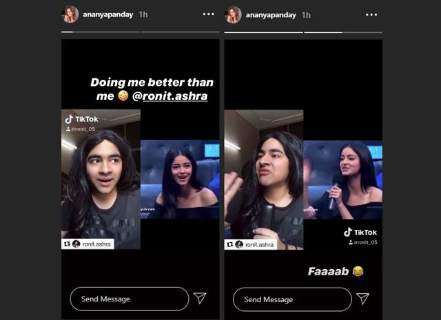 Here’s what Ananya Pandey shared on her Instagram Stories.
