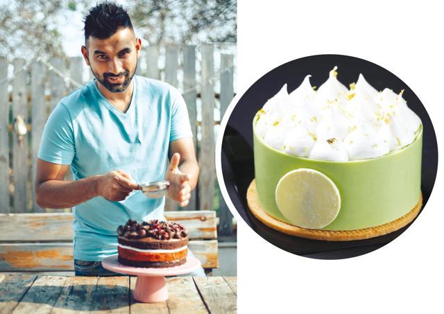 From his frequent Malaysia trips chef Vinesh Johny came up with the recipe of (inset) Pandan & Coconut Ogura Tea Cake From his frequent Malaysia trips chef Vinesh Johny came up with the recipe of (inset) Pandan & Coconut Ogura Tea Cake