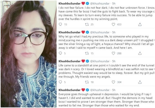 Khushbu’s detailed tweets. Khushbu’s detailed tweets.
