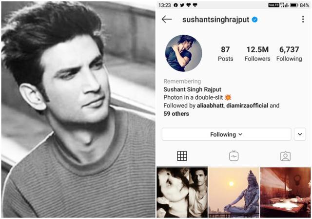 The new ‘remembering’ note on Sushant Singh Rajput’s bio. The new ‘remembering’ note on Sushant Singh Rajput’s bio.