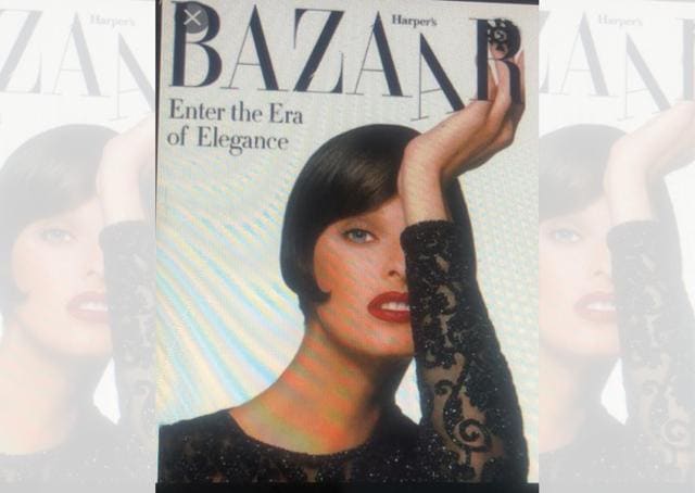 In 1992, the year of economic crisis Harper’s Bazaar came up with this modern and paired down cover for its September issue In 1992, the year of economic crisis Harper’s Bazaar came up with this modern and paired down cover for its September issue