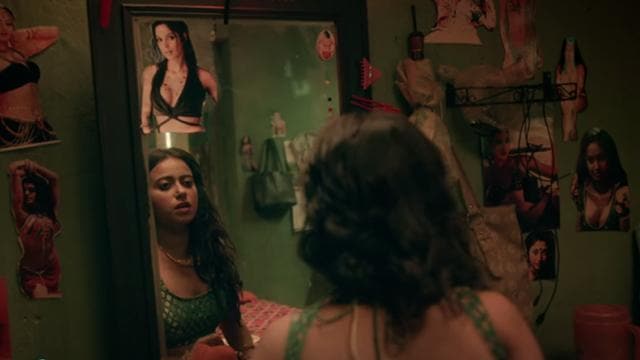 Ronjini Chakraborty in a still from Lalbazaar. Ronjini Chakraborty in a still from Lalbazaar.