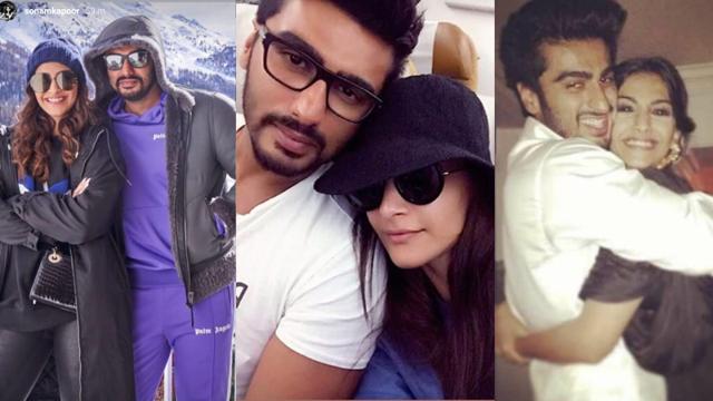 Cousins Arjun Kapoor and Sonam Kapoor bond well. Cousins Arjun Kapoor and Sonam Kapoor bond well.