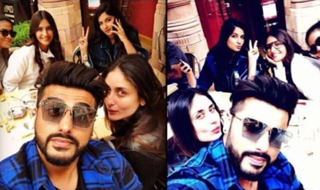 Sonam Kapoor shared two throwback pictures of their group. Sonam Kapoor shared two throwback pictures of their group.