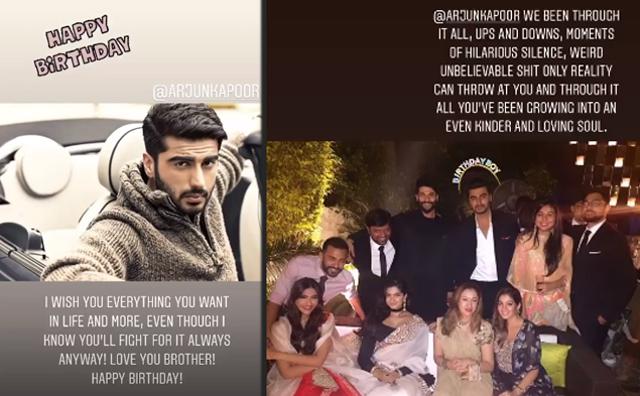 Rhea Kapoor penned notes for Arjun Kapoor on Instagram. Rhea Kapoor penned notes for Arjun Kapoor on Instagram.