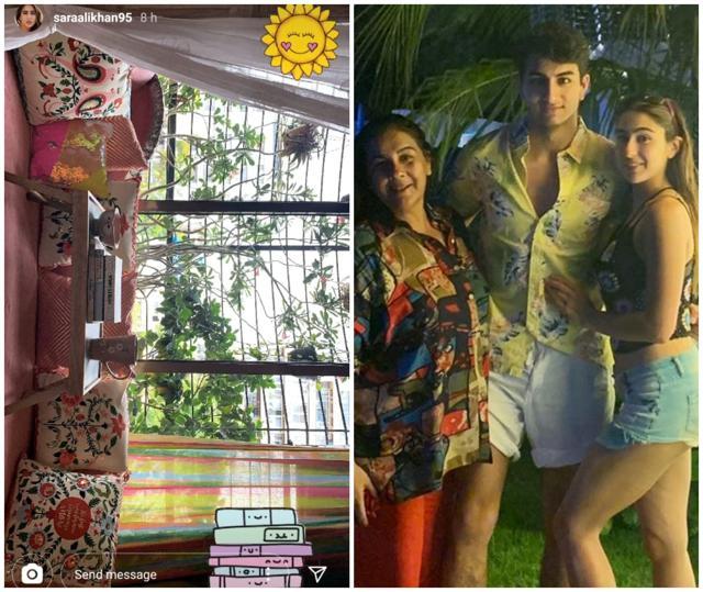 Sara Ali Khan is living in her Mumbai home with mother Amrita Singh and brother Ibrahim Ali Khan. Sara Ali Khan is living in her Mumbai home with mother Amrita Singh and brother Ibrahim Ali Khan.