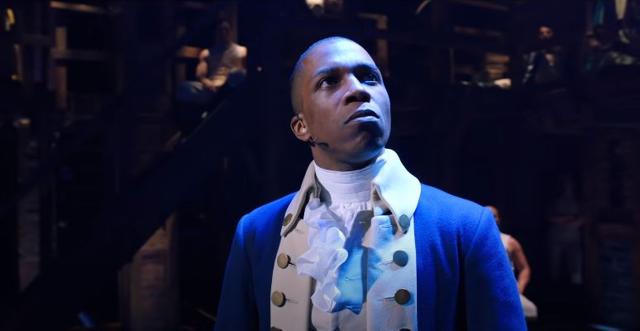 Leslie Odom Jr as Aaron Burr.