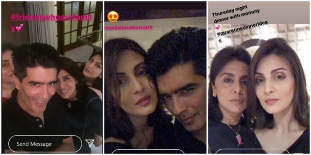 Riddhima shared pictures as Instagram stories as well.