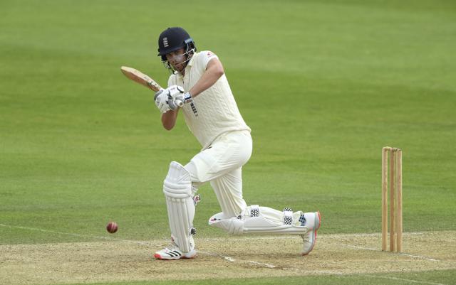 England's Dom Sibley bats during day three of a Warm Up match at the Ageas Bowl in Southampton, England, Friday July 3, 2020. (Representational) (AP) England's Dom Sibley bats during day three of a Warm Up match at the Ageas Bowl in Southampton, England, Friday July 3, 2020. (Representational) (AP)