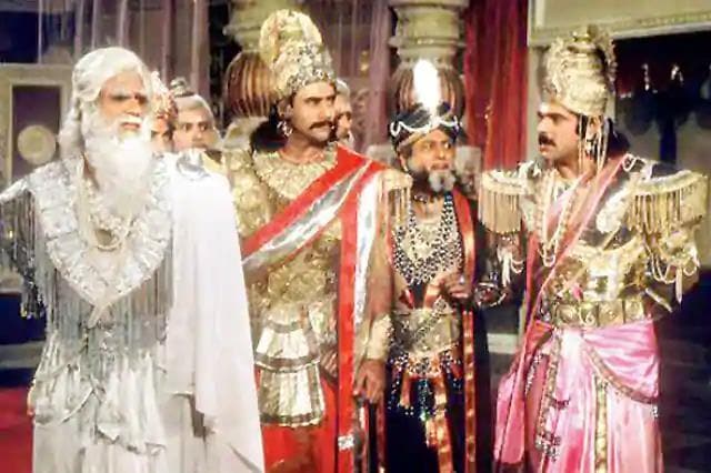A still from Mahabharat. A still from Mahabharat.