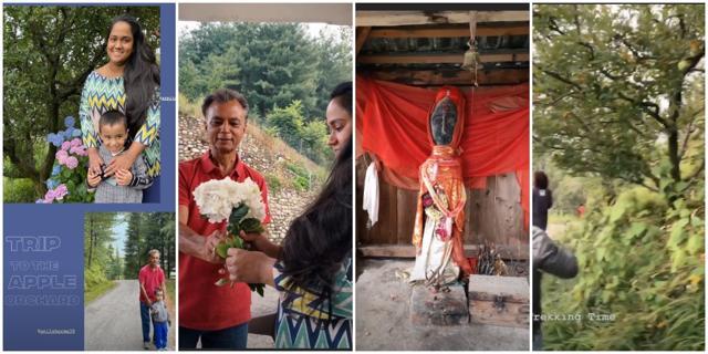 Arpita Khan Sharma with family in Himachal Pradesh. Arpita Khan Sharma with family in Himachal Pradesh.