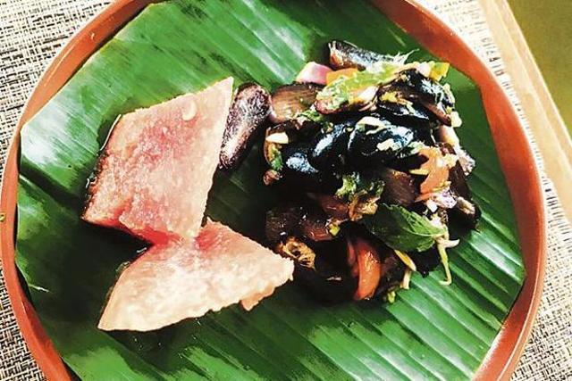Jamun Chaat by chef Nishant Choubey. Jamun Chaat by chef Nishant Choubey.
