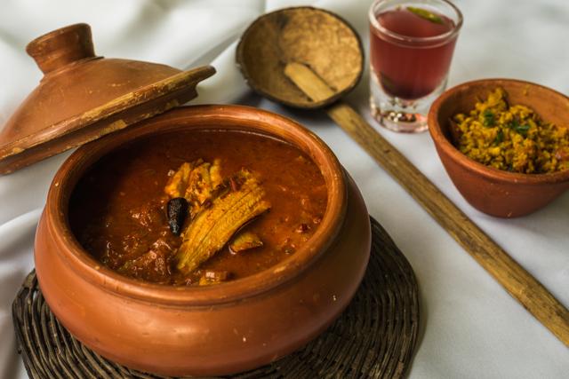 Goan seafood curry served with kokum juice and small prawns (Shutterstock) Goan seafood curry served with kokum juice and small prawns (Shutterstock)
