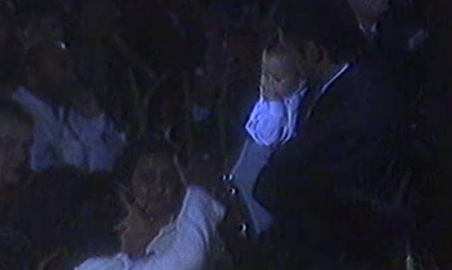 Amitabh Bachchan meeting Tiger and Jackie.