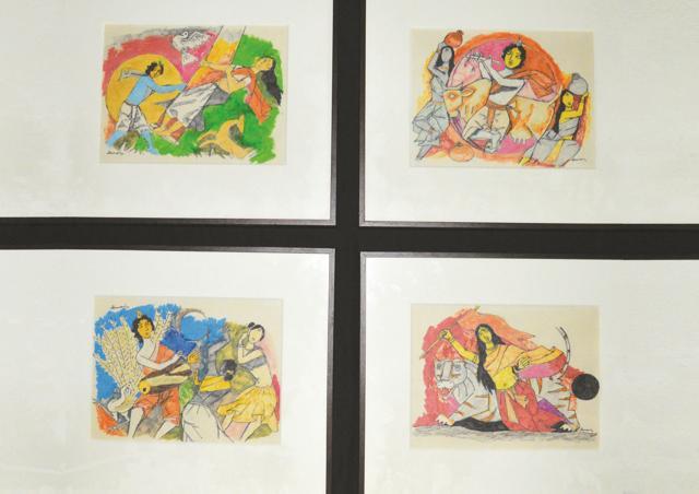 Shalini and Sanjay Passi’s Wedding Cards by M F Husain Shalini and Sanjay Passi’s Wedding Cards by M F Husain