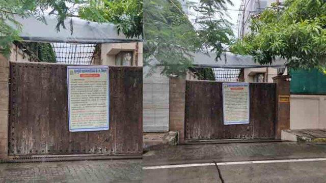 Poster outside Jalsa, put up by the BMC. Poster outside Jalsa, put up by the BMC.