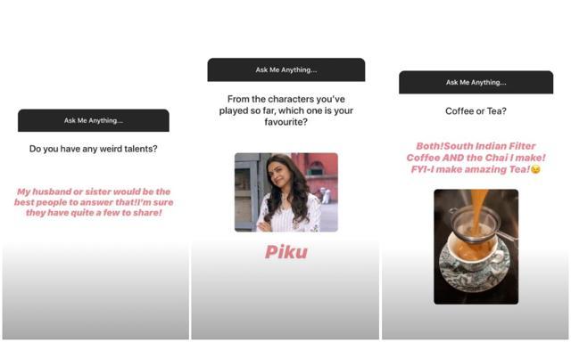 Some questions at Deepika Padukone’s AMA session. Some questions at Deepika Padukone’s AMA session.