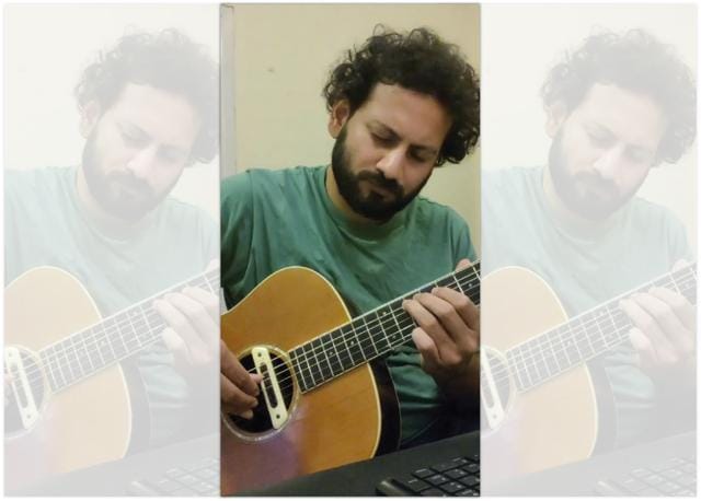 Bhrigu does a modern-day improvisation on his guitar over tanpura tunes Bhrigu does a modern-day improvisation on his guitar over tanpura tunes