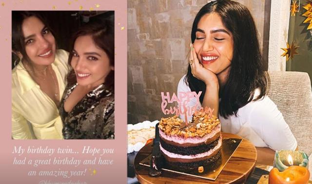 Priyanka Chopra wished Bhumi Pednekar on her Instagram stories. Priyanka Chopra wished Bhumi Pednekar on her Instagram stories.
