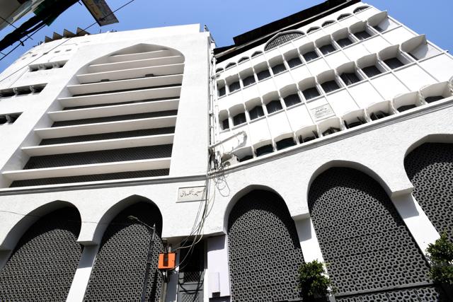 The headquarters of the Tablighi Jamaat at the Markaz building in Nizamuddin, Delhi (Ajay Aggarwal/HT PHOTO) The headquarters of the Tablighi Jamaat at the Markaz building in Nizamuddin, Delhi (Ajay Aggarwal/HT PHOTO)