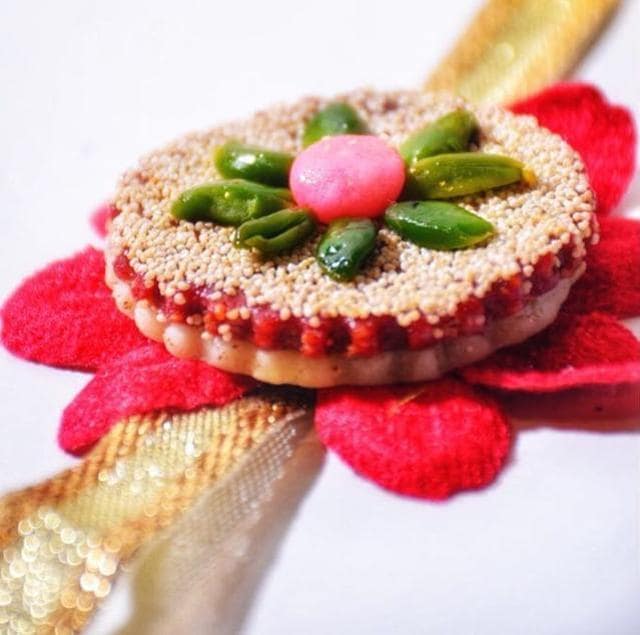 Dadu’s Sweet in Pune makes edible rakhis in traditional flavours using dry fruits. Dadu’s Sweet in Pune makes edible rakhis in traditional flavours using dry fruits.