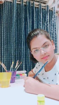 Niharika Gautam likes to do painting and feels that there is nothing good than painting nature on a white blank paper Niharika Gautam likes to do painting and feels that there is nothing good than painting nature on a white blank paper