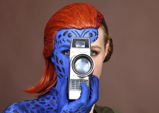 Evy Thomas, dressed as Mystique, poses for a portrait on day one of Comic-Con International on Thursday, July 18, 2019, in San Diego. (Rebecca Cabage/Invision/AP) Evy Thomas, dressed as Mystique, poses for a portrait on day one of Comic-Con International on Thursday, July 18, 2019, in San Diego. (Rebecca Cabage/Invision/AP)