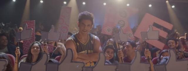 A still from Dil Bechara’s title song. (YouTube screengrab) A still from Dil Bechara’s title song. (YouTube screengrab)
