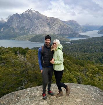 The image shows Nikolina Kovalenko and her husband Stefan Ponova. (Nikolina Kovalenko) The image shows Nikolina Kovalenko and her husband Stefan Ponova. (Nikolina Kovalenko)