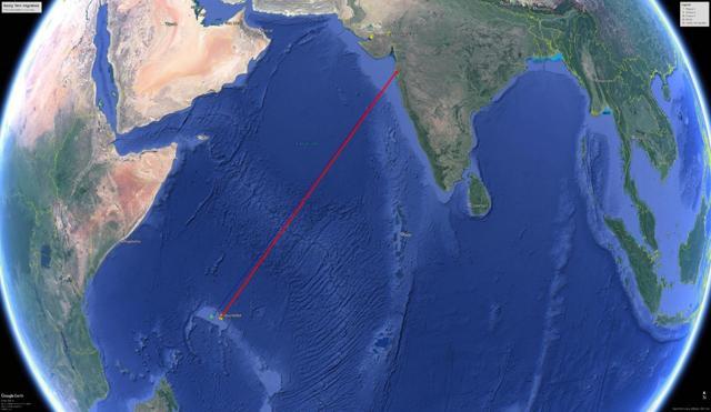 BNHS mapped the aerial distance covered by the sooty tern. (BNHS) BNHS mapped the aerial distance covered by the sooty tern. (BNHS)