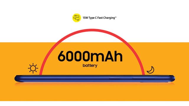 samsung galaxy m21 battery