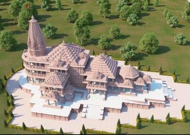Ayodhya is decked up for the bhoomi pujan that will be attended at the Ram Janmabhoomi by 175 people, who figure in a select guest list of seers and politicians topped by Prime Minister Narendra Modi. Ayodhya is decked up for the bhoomi pujan that will be attended at the Ram Janmabhoomi by 175 people, who figure in a select guest list of seers and politicians topped by Prime Minister Narendra Modi.