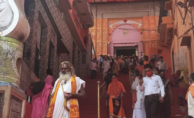 A view of the Hanuman Garhi temple, Ayodhya (Deepak Gupta / HT Photo) A view of the Hanuman Garhi temple, Ayodhya (Deepak Gupta / HT Photo)