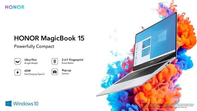 The MagicBook 15 is powered by an AMD Ryzen™ 5 3500U processor with RadeonTM Vega 8 Graphics card. (HONOR) The MagicBook 15 is powered by an AMD Ryzen™ 5 3500U processor with RadeonTM Vega 8 Graphics card. (HONOR)