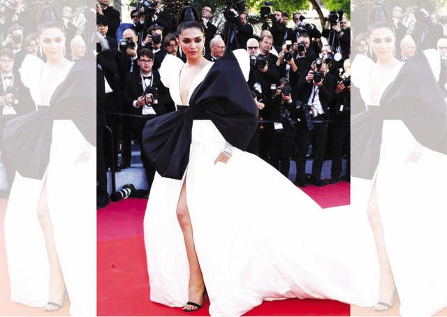 Deepika Padukone in a Dundas gown at the Cannes Film Festival last year Deepika Padukone in a Dundas gown at the Cannes Film Festival last year 