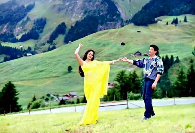 Sridevi and Rishi Kapoor in a song from Chandni. (@SrideviKapoor/Twitter) Sridevi and Rishi Kapoor in a song from Chandni. (@SrideviKapoor/Twitter)