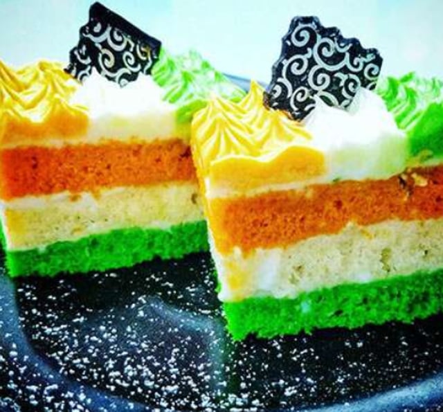 Tricoloured delight. (The Ashok) Tricoloured delight. (The Ashok)