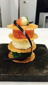 Tricolour Halwa with Filo. Tricolour Halwa with Filo.