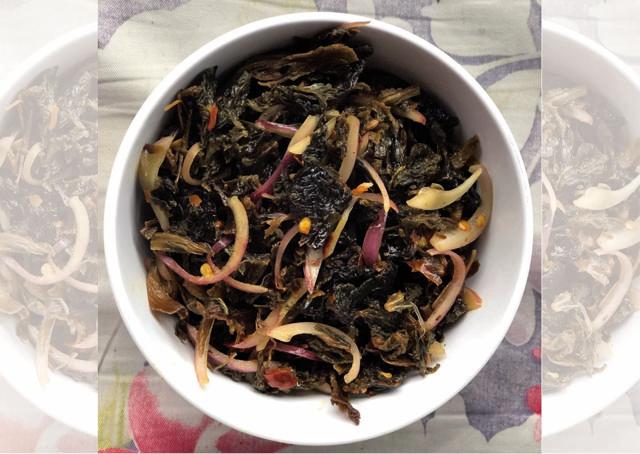The gundruk is packed with superfoods. Here it’s a chutney (miss.food_lover) The gundruk is packed with superfoods. Here it’s a chutney (miss.food_lover)