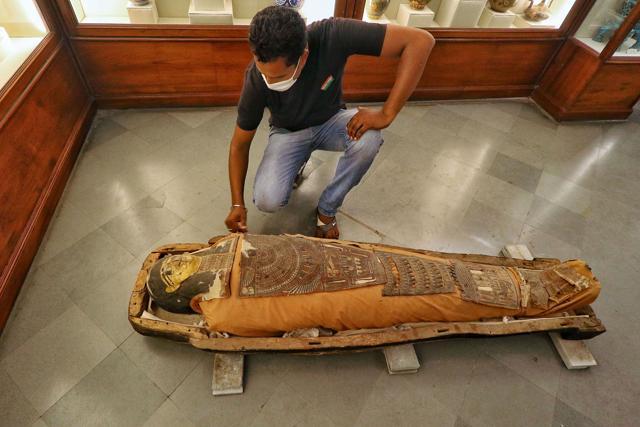 Ancient mummy facing threat of water damage safely relocated in Jaipur ...