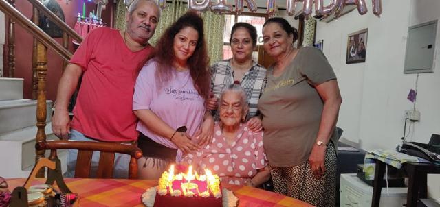 Chandigarh-based Lucy Mary McDermott turned 100 on August 20.