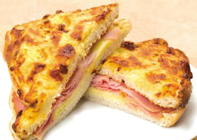 The most common Western-style toastie is one made with the classic combination of ham and cheese The most common Western-style toastie is one made with the classic combination of ham and cheese