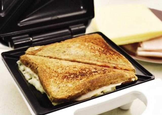 The sandwich machine is an easy substitute for the old-fashioned toastie-maker