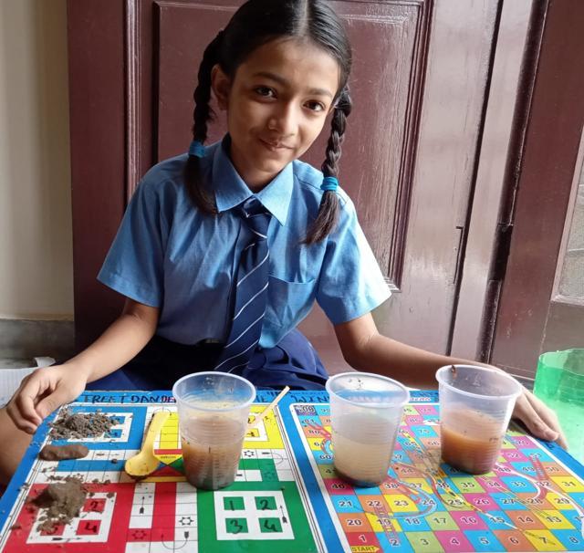 Students of classes 6-12 took part in the event (HT Photo) Students of classes 6-12 took part in the event (HT Photo)