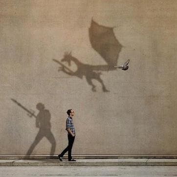 Taking on the persona of a fictional hero or creating an alter ego is an extreme form of the same practice of ‘self-distancing’. (Pinterest) Taking on the persona of a fictional hero or creating an alter ego is an extreme form of the same practice of ‘self-distancing’. (Pinterest)